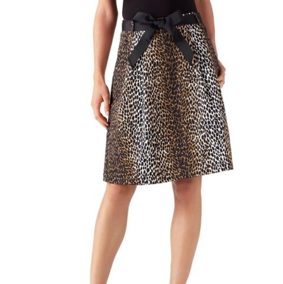 ANIMAL PRINT FULL SKIRT - Picture 4 of 4